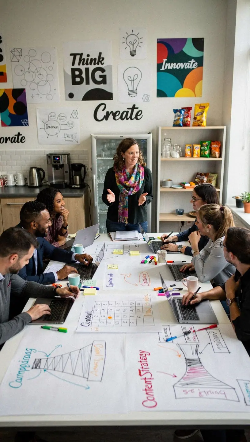 Professional team collaboration